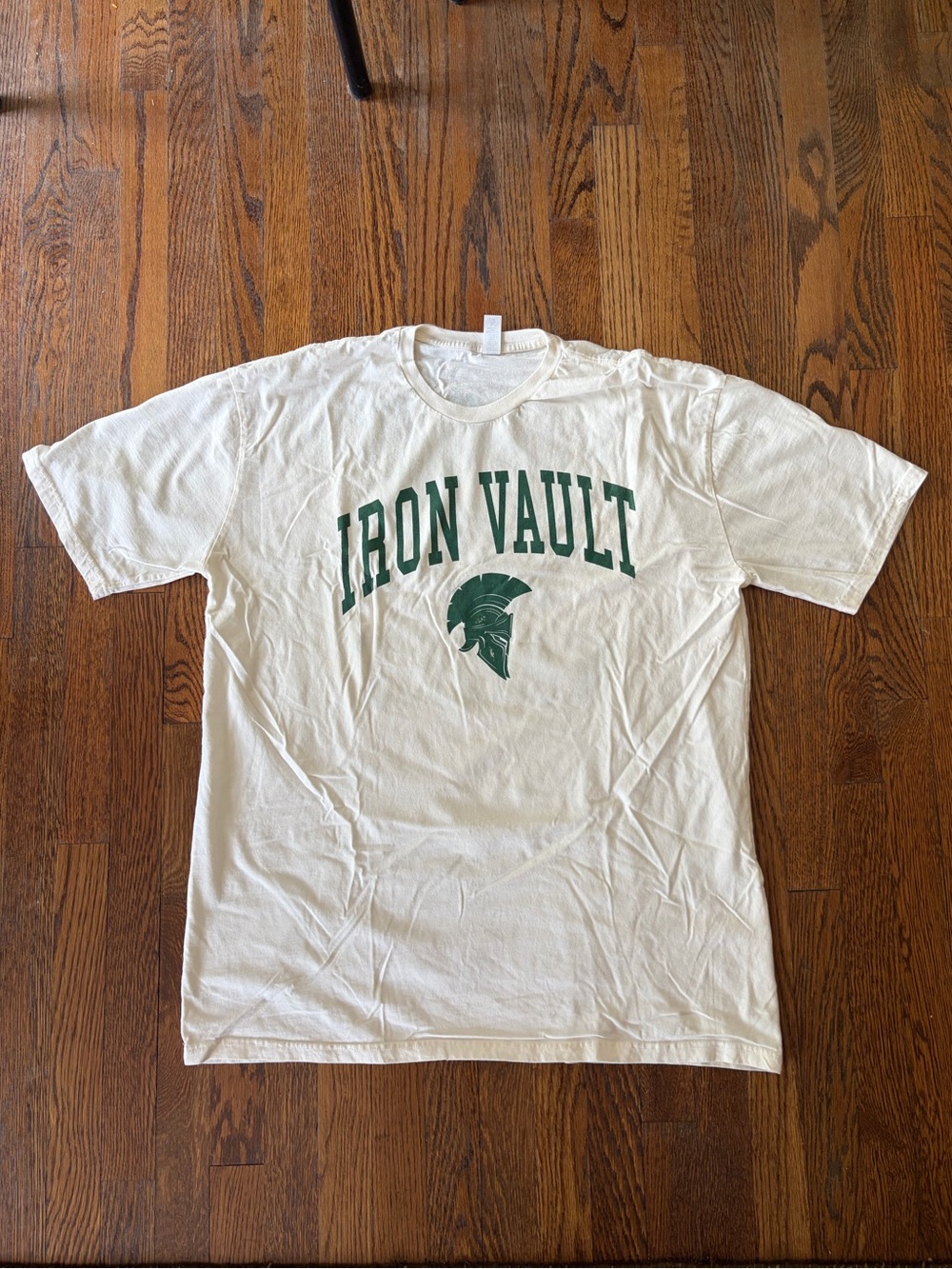 White “Iron Vault” T-Shirt